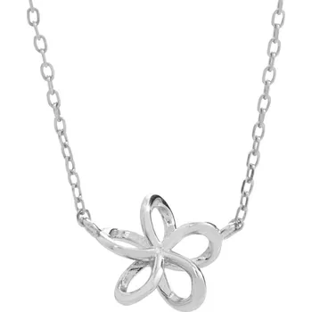 Náhrdelník Stříbrný náhrdelník s motivem květiny