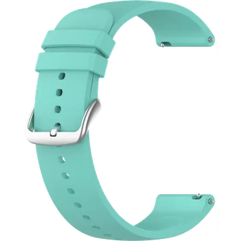 Řemínek na hodinky LAVVU Tyrkysový silikonový řemínek na hodinky - 20 LS00T20