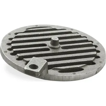 Rošt do krbu a kamen Litinový rošt s otvorem pro táhlo do kamen 190 mm