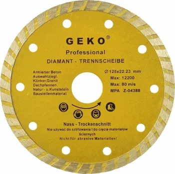 Řezný kotouč Geko G00261 125 mm
