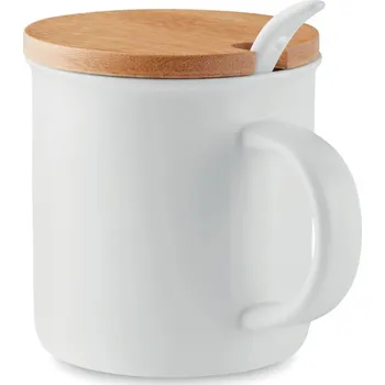 Termohrnek Porcelánový hrnek se lžičkou Kenya