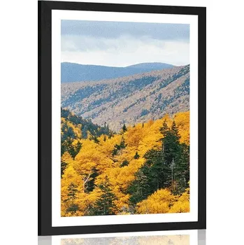 Plakát Dovido Plakát s paspartou výhled na majestátní hory