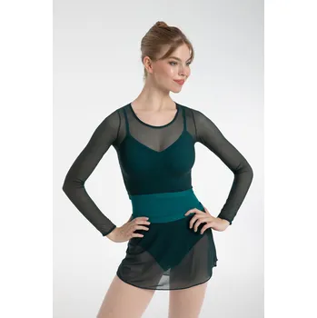 Dámský svetr Intermezzo,AGUSTINA síťovaný top 6587, mořská řasa L