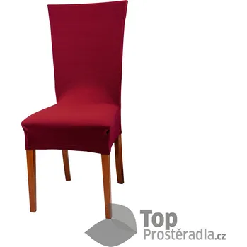 Potah na židli Potah na židli s opěrkou Gisela - Vínová