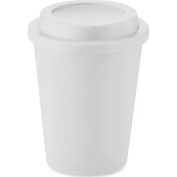 Termohrnek Dvojstěnný pohár PP 300 ml Sora, bílá