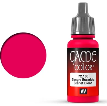 Modelářská barva Vallejo: Scarlett Blood