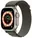 Apple Watch Ultra 49 mm, titan se zeleně alpským řemínkem S