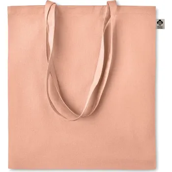 Nákupní taška z bio bavlny Zimde colour, oranžová