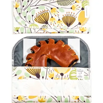 Svačinový box Green Smile Kapsa Dvojrohlík Žluté květy