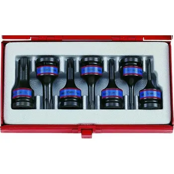 Gola sada Sada CrMo torx 1/2 7 ks T25-60 King Ton 4417PP, , ,