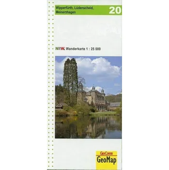 Nordrhein-Westfalen Wanderkarte 20 Wipperfürth, Lüdenscheid, Meinerzhagen 1 : 25 000