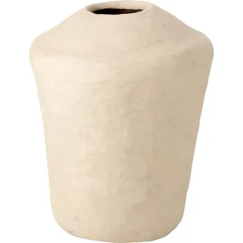 Váza Bílá dekorativní váza J-Line Mache 63 cm