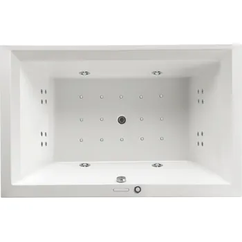 Vana Santech plus Santech masážní vana Linea XXL Fitnes 300, 190x120 cm, automatický dohřev vody a chromoterapie zdarma + DOPRAVA ZDARMA