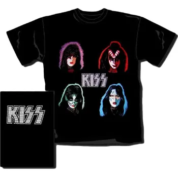 Pánské tričko triko Kiss - Faces II