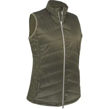 Dámská vesta CALLAWAY Quilted dámská vesta khaki Velikost oblečení: S + Dárková krabička týček