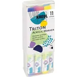 Akrylové fixy KREUL Triton šikmé, 11 ks