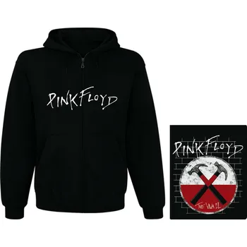 Pánská mikina mikina s kapucí a zipem Pink Floyd - The Wall