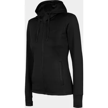 Dámská mikina 4F H4L22-BLDF350 DEEP BLACK Dámská mikina US XS