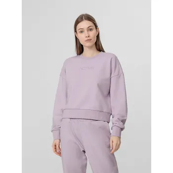 Dámská mikina 4F H4L22-BLD023 LIGHT VIOLET Dámská mikina US S