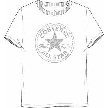 Dámské tričko converse AUTHENTIC GLAM CHUCK PATCH GRAPHIC TEE Dámské tričko US L 10023446-A02