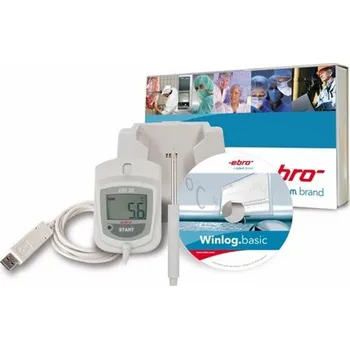 SET - Datalogger teploty Ebro EBI 20-TE1 vč. rozhraní s možností akreditované kalibrace