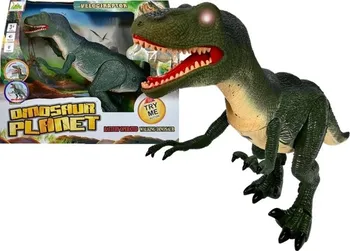 Figurka Dinosaurus Velociraptor se zvukovými a svítícími efekty zelený