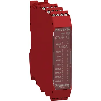 Relé SCHNEIDER ELECTRIC SCHNEIDER Bezpečnostní rozšiřující modul, 4 releov XPSMCMRO0004DA