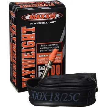 Duše na kolo Maxxis Flyweight 700x18-25C, SV 48mm - poslední kus !! (Duše na kolo Maxxis Flyweight 700x18-25C, SV 48mm)