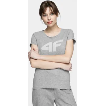 Dámské tričko 4F NOSH4-TSD005 COLD LIGHT GREY Dámské tričko US XXL