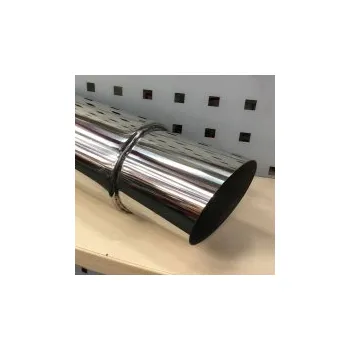 Výfuk pro motocykl Sportovní výfuk UNI nerez 90mm