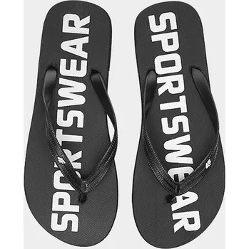 Pánské žabky 4F H4L21-KLM006 BLACK Pánské žabky EU 42