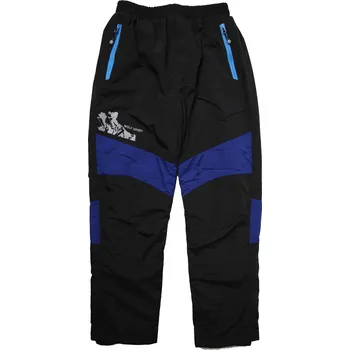 Chlapecké kalhoty Dětské zateplené šusťákové kalhoty černé WOLF B2274 Velikost: 158