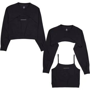 Dámské tričko converse SATIN JERSEY CUT OUT TOP Dámské tričko-tílko US L 10022960-A01