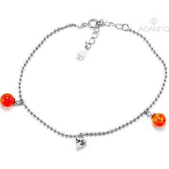 Náramek Stříbrný opálový náramek