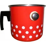 Mlékovar červený, puntík 16 cm 2 lt - Metalac - Doprava zdarma