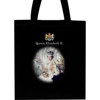 Nákupní taška Nákupní taška unisex s potiskem Královna Alžběta II.
