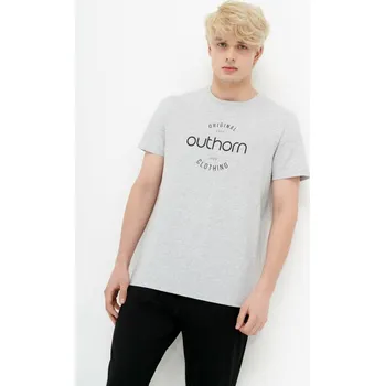 Pánské tričko Outhorn HOL21-TSM600A LIGHT GREY Pánské tričko US XL
