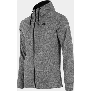 Pánská mikina 4F H4L22-BLMF350 COLD LIGHT GREY MELANGE Pánská mikina US XXL H4L22-BLMF350 LIGHT GREY MEL