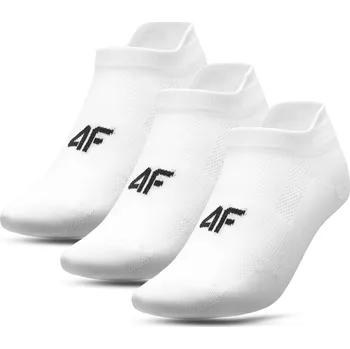 Dámské ponožky 4F H4L21-SOD006 WHITE Ponožky EU 35/38 H4L21-SOD006 WHITE+WHITE+WHITE