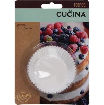 košíček d60x35mm, 100ks bílý papír,MUFFINY