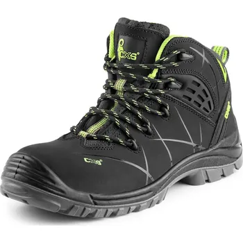 Pracovní obuv CXS Universe Meteor S3 černo-zelená kotníková obuv Velikost: 46