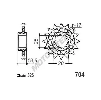 Řetězová sada pro motocykl Řetězové kolečko APRILIA 1000 RSV Mille R,SL,SP (98-03) rok 98-0