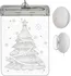 Vánoční osvětlení Malatec 17225 dekorace 3D stromeček 6 LED teplá bílá