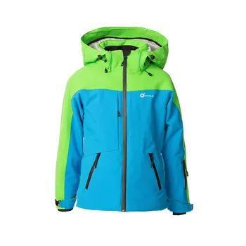 O'Style JUNIORSKÁ LYŽAŘSKÁ BUNDA LAUTUS II modrozelená - 12/2XS