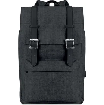 Batoh z 600D polyesteru Riga, černá