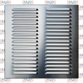 Větrací mřížka Větrací mřížka 400x400 mm hliníková (400*400 mm hliníková větrací mřížka)