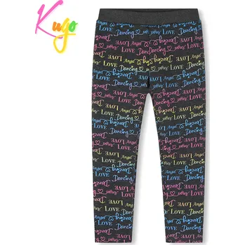 Dívčí legíny Dívčí legíny, zateplené - KUGO YL8739, šedá Barva: Šedá, Velikost: 122