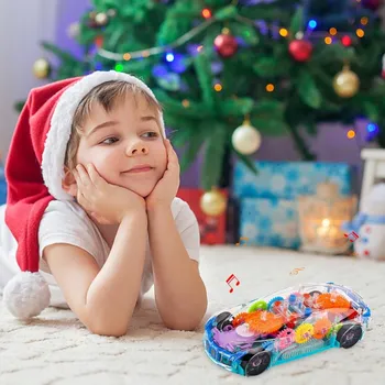 Průhledné autíčko se zvukem Concept Racing