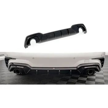 Nárazník Difuzor zadního nárazníku BMW 3 M-Pack G20 / G21 černý texturovaný plast