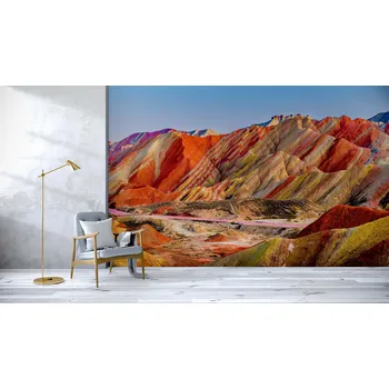 Fototapeta Malvis ® Tapeta Duhové hory Čína Vel. (šířka x výška): 216 x 140 cm